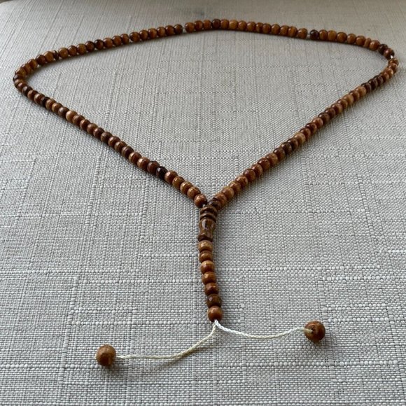 Prayer Tasbeeh Islamic Beads Handmade Real Wood Beads Muslim Tasbeh - Picture 4 of 8